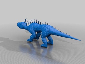 lizard rock animali 3d print model - Mito3D