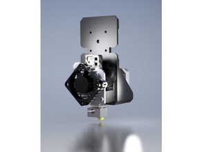 titan aero hipercubo de la cabeza Impresora 3d las piezas e3d 3d print model - Mito3D