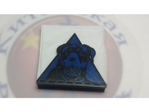 napkin dog household supplies 3d print model - Mito3D