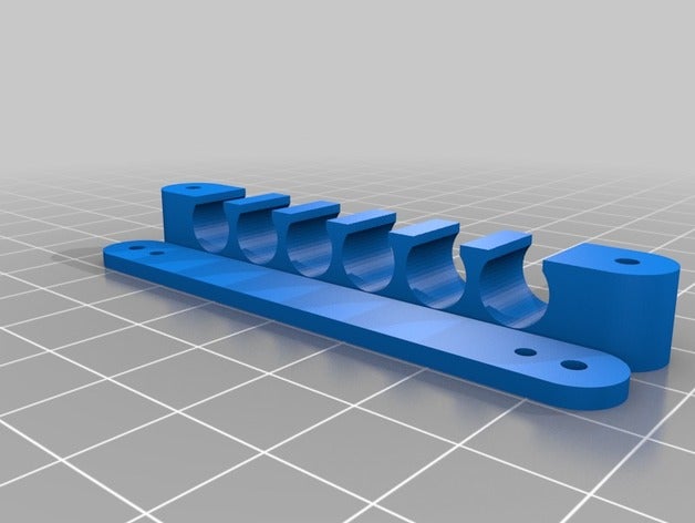 meine angepasste ethernet-Kabel manager parametric6-1 Werkzeug-Halterungen & - Boxen kundengebundene 3D print model - Mito3D