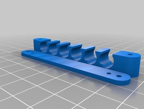 my customized ethernet cable manager parametric6-1 tool holders & boxes 3d print model - Mito3D