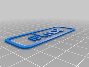 sonja custiomizable name-tag Schilder & logos kundengebundene 3d print model - Mito3D