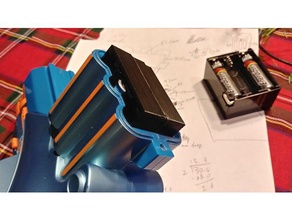 nerf phoenix ltx support de batterie boîte du plateau sport et loisirs la le titulaire laser tag phoenixltx bac 3d print model - Mito3D