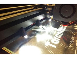 5mm led holder aluminum extrusion 3d printer parts diode light 3d print model - Mito3D