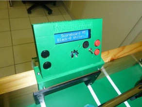 tabla de foosball del marcador la electrónica arduino pro mini cuadro indicadores 3d print model - Mito3D
