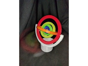 rainbow spinner toy & game accessories cool desktop fidget fun 3d print model - Mito3D