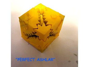 masonic cube gear rough perfect ashlar interactive art gears 3d print model - Mito3D