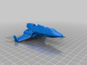 ninguém sky fighters veículos modelo não mans céu espaço nave espacial naves espaciais starfighter do veículo videogame jogo de vídeo jogos 3d print model - Mito3D