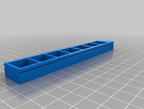 pill box 7-day one per day bathroom 3d print model - Mito3D