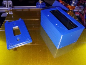 termostato lcd 2x16 caso Stampante 3d accessori il 3d print model - Mito3D
