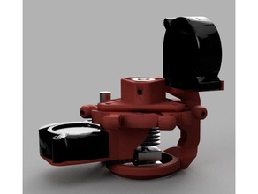 delta rostock fan mount 5015 3d-Drucker Teile 3d print model - Mito3D