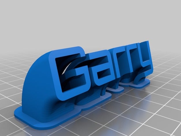 garry2 office personalizado 3D print model - Mito3D