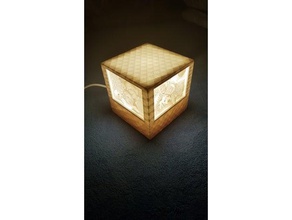 lamp litophanes decor litophane 3d print model - Mito3D