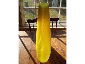 hoch geriffelten Vasen Dekor flueted spiralize vase vase-Modus 3d print model - Mito3D