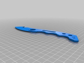 táctico cuchillo La impresión en 3d 3d print model - Mito3D