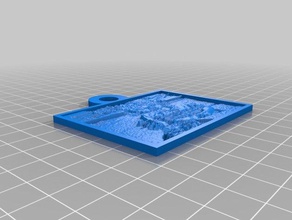 luna test v1 2d-Kunst kundengebundene 3d print model - Mito3D