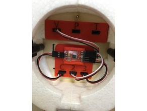 x-uav talon plug switcher de montagem r c veículos fpv 3d print model - Mito3D