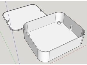 box electronics gadgets enclosure 3d print model - Mito3D