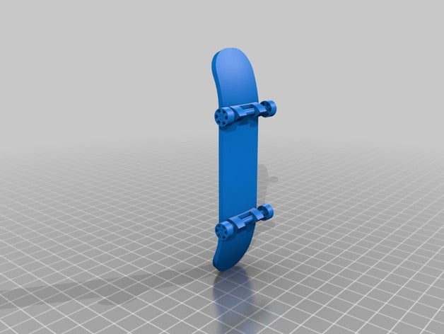 mini skateboard toy & game accessories board hand multi part skate 3D print model - Mito3D