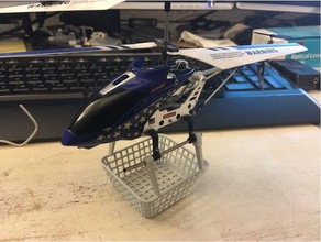 rc chopper clipon transport basket r c vehicles 3d print model - Mito3D