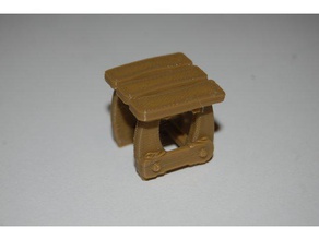 taburete playmobil medieval jogos barra edad media cavaleiro silla taberna 3d print model - Mito3D