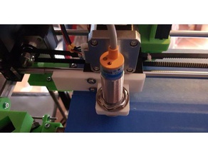 tronxy x5 autobed-leveling kapazitive 3d printer parts autobedleveling capacitive sensor endstop holder z-axis z 3d print model - Mito3D