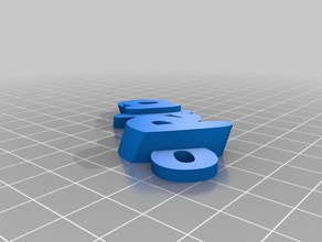 pedro - llavero keychains customized 3d print model - Mito3D