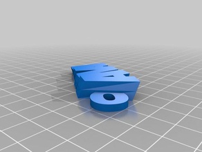 ana - llavero keychains customized 3d print model - Mito3D