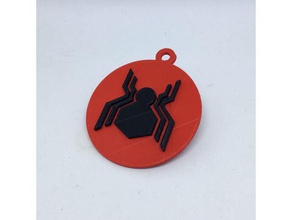 spiderman homecoming keychain keychains marvel 3d print model - Mito3D