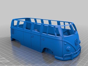 vw bus réparé art 3d print model - Mito3D