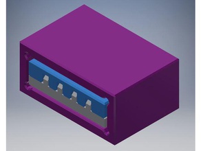 conexão do cabo de 4 1 25 mm Impressora 3d acessórios peças o conector 3d print model - Mito3D