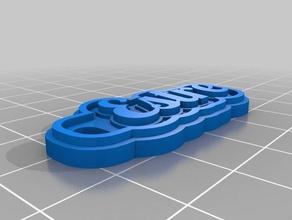 estre Schlüsselanhänger kundengebundene 3d print model - Mito3D