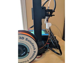 anycubic i3 mega spool holder remix filament guide 3d printer accessories 3d print model - Mito3D
