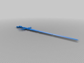 espada solicitud props cosplay prop solidworks 3d print model - Mito3D