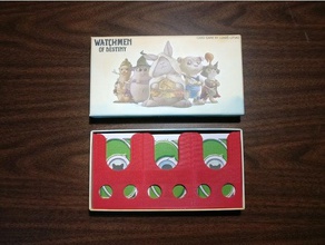 watchmen destino caixa de organizador jogos jogo tabuleiro cartas inserir o tampo mesa no topo da tabela 3d print model - Mito3D
