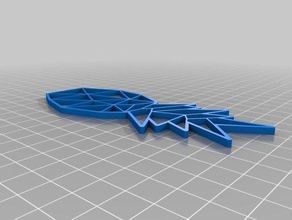 meu personalizados origami abacaxi decoração personalizado 3d print model - Mito3D