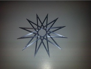 Weihnachten Stern weihnachtsstern Dekor Weihnachts-Dekoration 3d print model - Mito3D