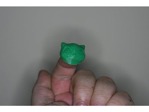 fingerspop bulbizare jouets & jeux bricoloup bulbasaur 3d print model - Mito3D