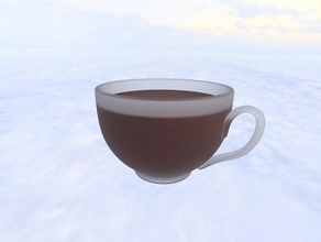 chocolat chaud dans un bol cuisine et salle à manger des boissons lait d'hiver 3d print model - Mito3D