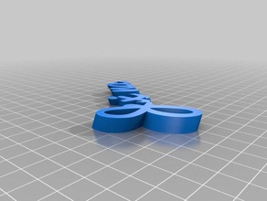 jexina i portachiavi su misura 3d print model - Mito3D