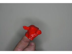 fingerspop vache jouets & jeux bricoloup de 3d print model - Mito3D