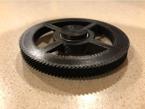 torcida engrenagem giratório brinquedos & games edc fidget mão spinner 3d print model - Mito3D