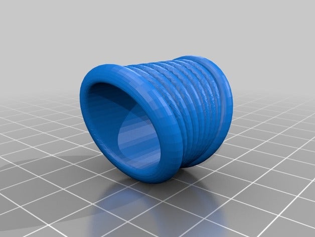 anillo tubos circulares los anillos 3D print model - Mito3D