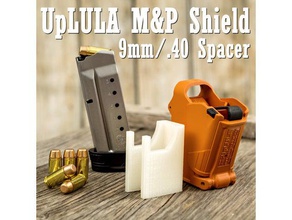 uplula 9mm 40cal s&w m&p shield spacer sport & im freien 40 cal 9x19 9x19mm Kugel - adapter gun maglula Schild speedloader speed-loader 3d print model - Mito3D