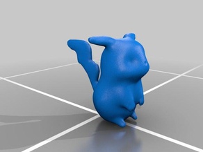 pikachu Skulpturen 3d print model - Mito3D