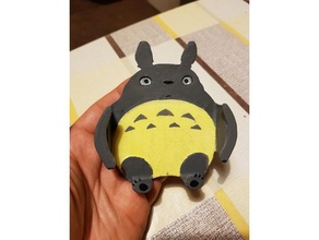 totoro's cell phone magnet holder car automotive 3d print model - Mito3D