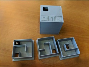 Labyrinthe en 3d puzzles labyrinthe générateur 3d print model - Mito3D