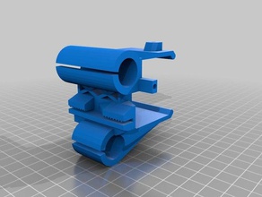 badass diggitydank extruder remix 3d printer parts bearing carriage motor upgrade 3d print model - Mito3D