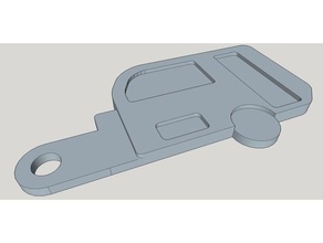 caravan keychain keychains camping karavan keyring 3d print model - Mito3D