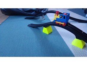 los pilares del puente de lego duplo rieles juegos y juguetes compatible parte el muelle tren reemplazo juguete 3d print model - Mito3D